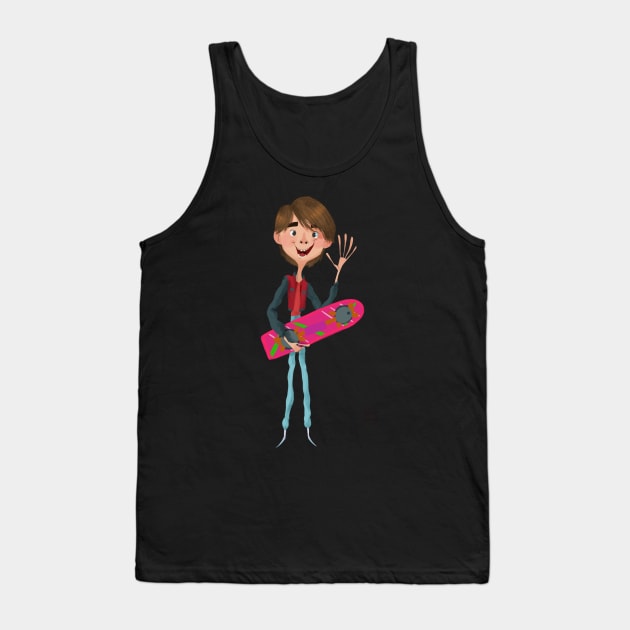 Marty McFly Tank Top by davidpavon